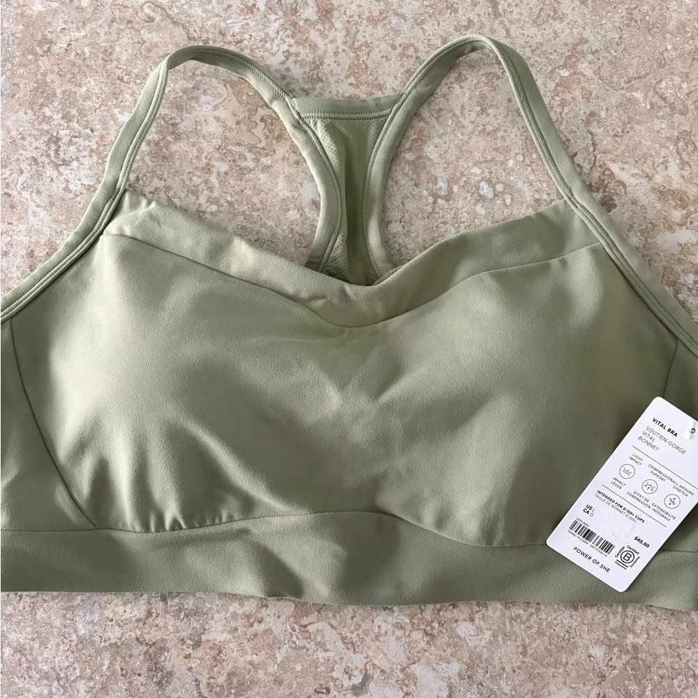 NWT Athleta Vital D-DD Sports Bra in Eucalyptus in Size L - Picture 4 of 8